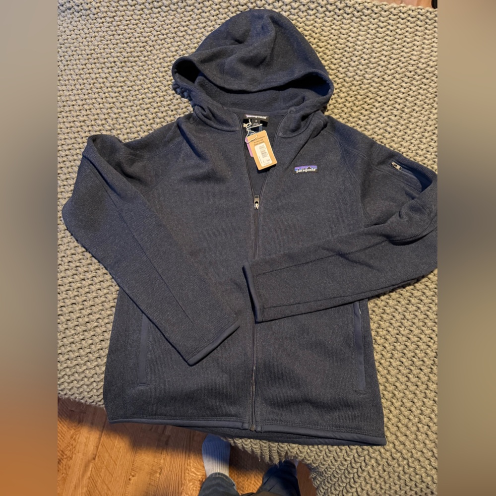 Patagonia better sweater Navy Full-Zip Hoodie womens